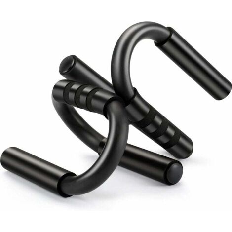 Barras de flexiones en forma de S con agarre de espuma para gimnasios en casa, fitness y culturismo. Barras de flexiones para hombres y mujeres.