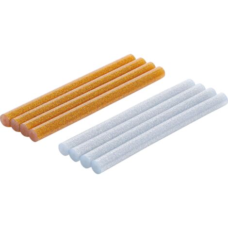 Barras de pegamento BGS DIY 11 mm 150 mm oro plata