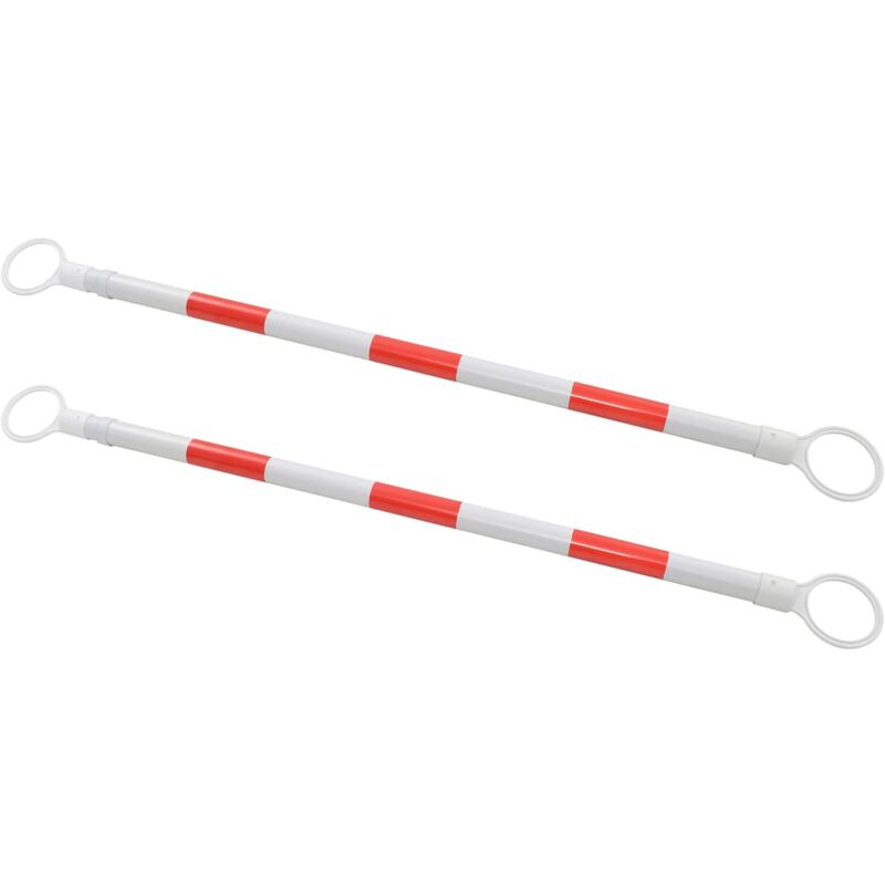 

Barras para conos de tráfico retráctiles 2 unidades 130-215 cm - Vidaxl