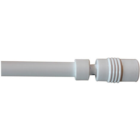 Barre à Rideaux Extensible 40-70cm Blanc - INVENTIV