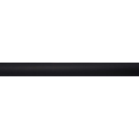 Barre à rideaux noir mat – Longueur 2000 mm – Ø 28 mm – Finition élégante – Pour voilages et rideaux lourds – Compatible supports et accessoires standard