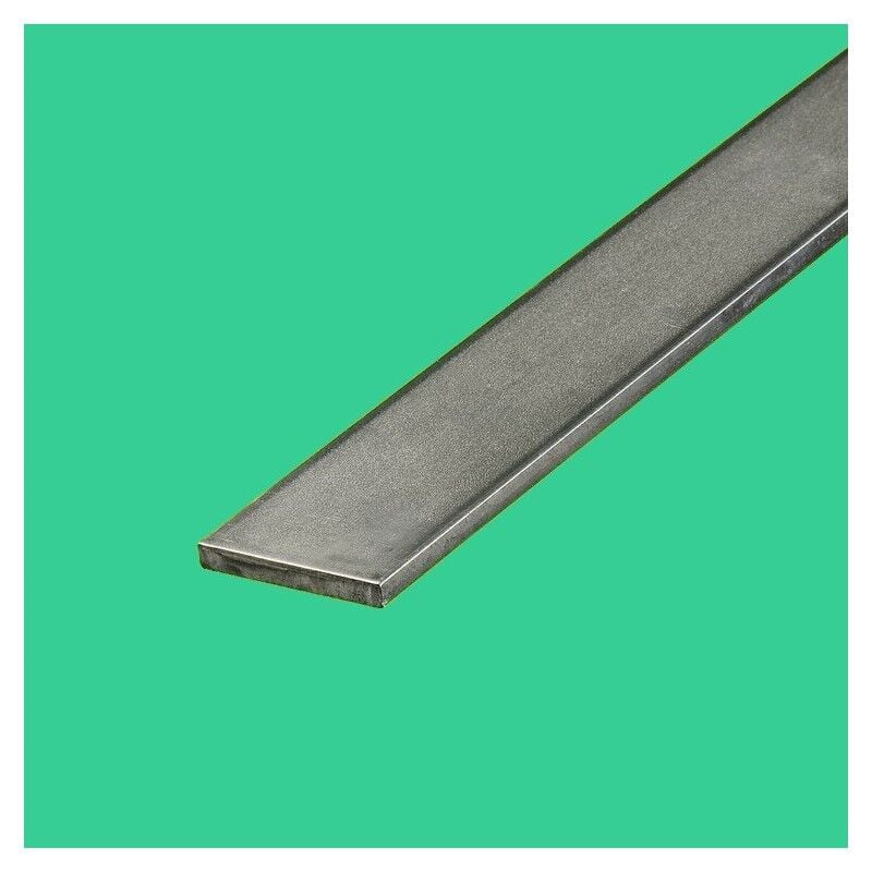 Fer plat inox 40 mm Epaisseur - 10 mm, Longueur - 1 metre