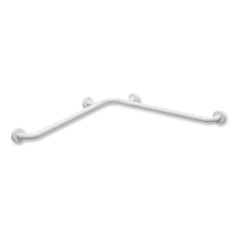 Idral Rubinetteria - Barre d'appui d'angle peinte série easy Idral 12002V-75 Blanc