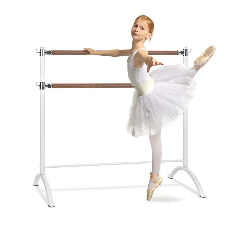 

Barre Anna Doble barra de ballet de 110 x 113 cm, 2 x 38 mm Ø Blanca