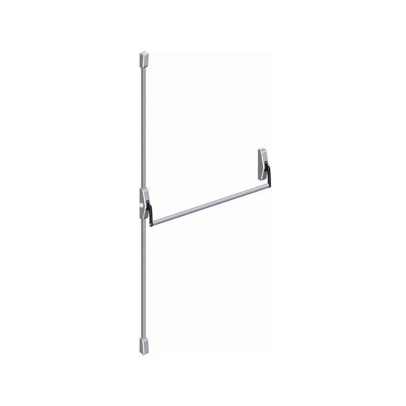 JPM - Serrure antipanique 89 Design 3 points latéral 950 mm argent