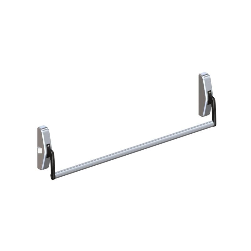 JPM - Serrure antipanique 89 Design 1 point latéral 950 mm argent
