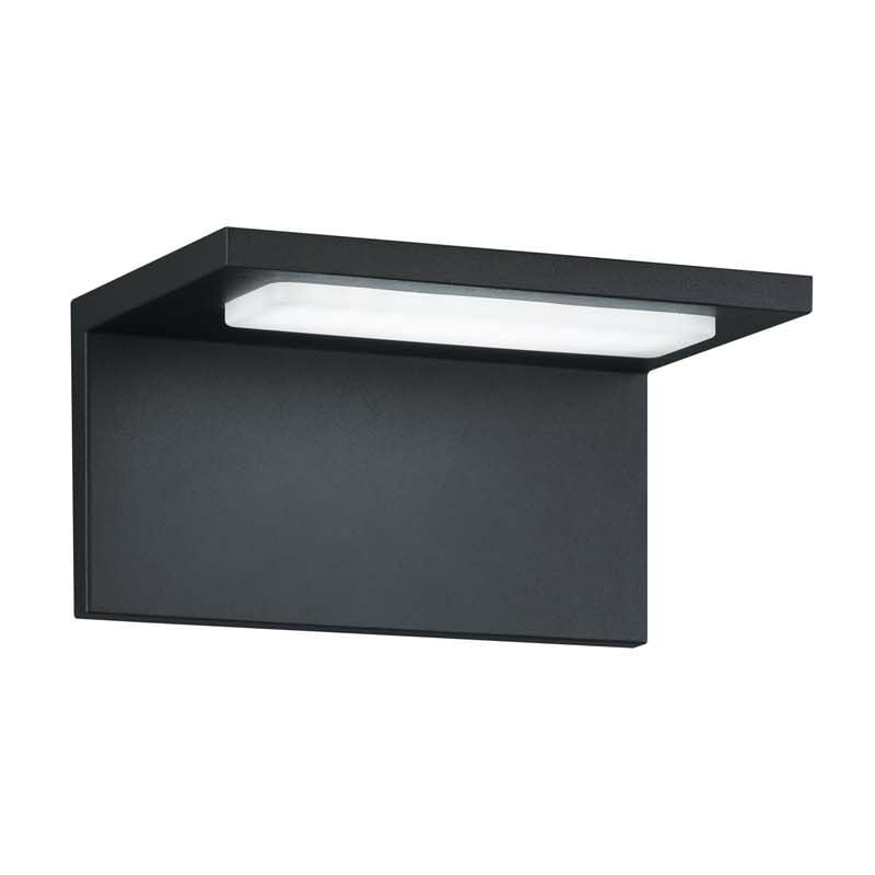 Barre Applique led Rectangulaire Anthracite 9x17 cm