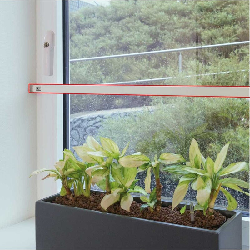 Barre blindée transversale pour fenêtre Abus FRP217 Blanc 225cm