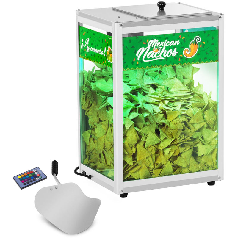 Royal Catering - Barre Chauffante Nacho Led Eclairage Rgb 109 w 65 ° c Nacho Popcorn Inox f