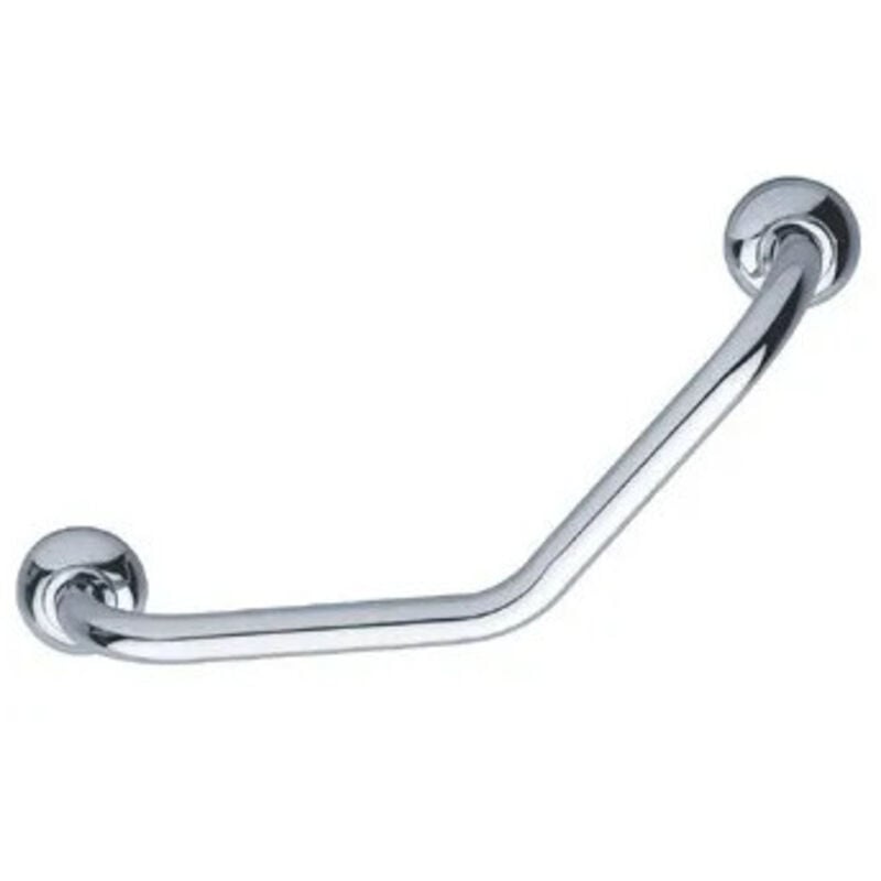 Pellet - Barre d'appui 135° laiton/chromée 200 mm