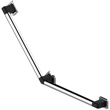 Barre coudée RUGAO 135° L 400mm noir - AKW - 12013GR-LS