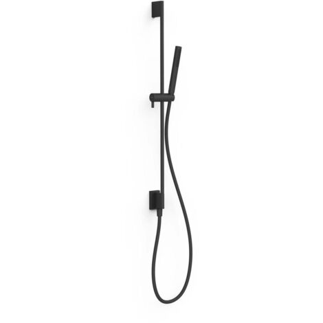 Barre coulissante avec prise d’eau au mur Ø 14 mm Noir Mat - TRES 03493101