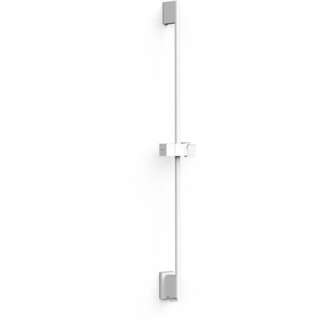 Barre coulissante avec prise d’eau au mur Blanc Mat - TRES 03493299BM
