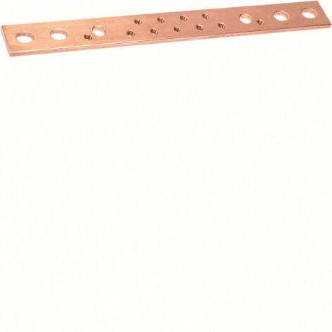 Barre Cu perforée M6 400A 30X5 longueur 280 (UM30A3)