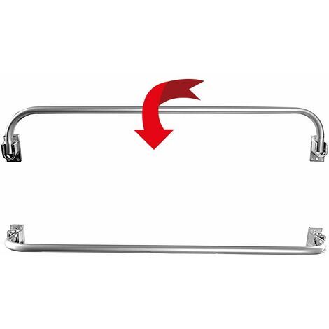 Barre d'accrochage pliante pour couverture pliante en aluminium
