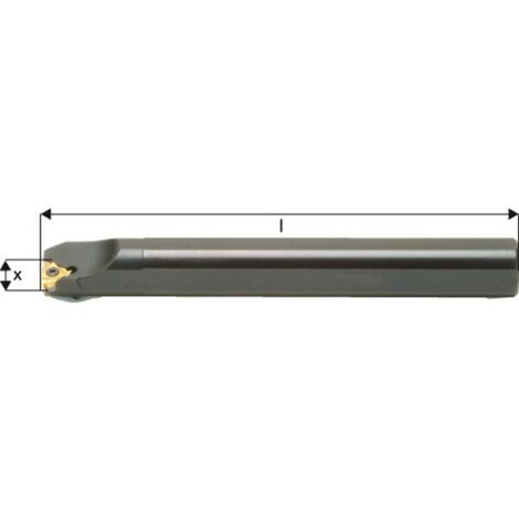 Barre d'alésage à filetage ISO pour l'usinage intérieur, Désignation : SIL 0016 P 16, Ø de queue 20 mm, Ø queue décalée 16 mm, Dimensions l : 170 mm