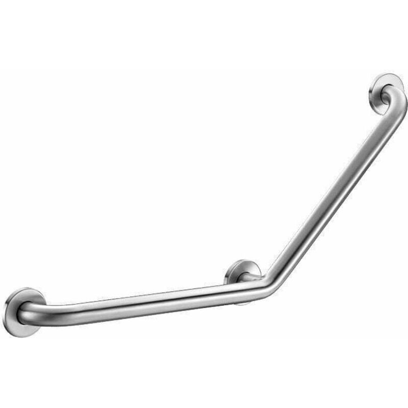 Barre d'appui 3 points Basic 135° Ø32 400x400 Inox satiné - Inox satiné poli