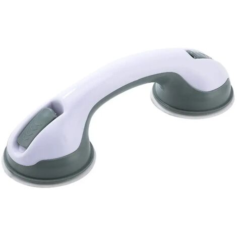 Barre d'appui à ventouse pour mur de douche, poignée de douche avec ventouse forte, vert, 30 cm