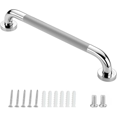 Barre d'appui antidérapante pour salle de bain, en acier inoxydable 304, pour intérieur/extérieur, cuisine, chambre à coucher, salle de bain, douche et escalier, 50 cm, 1 pièce