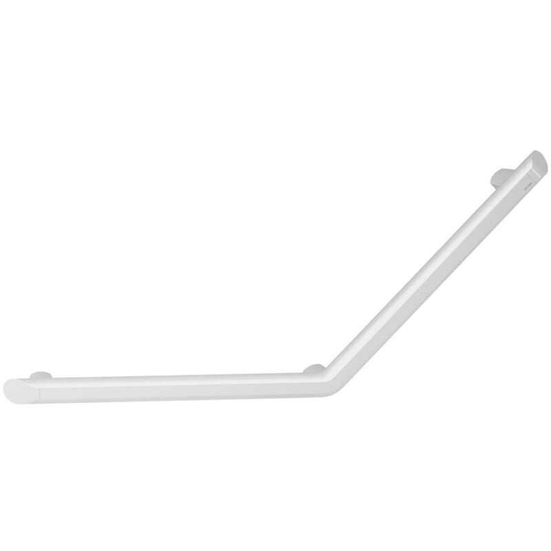 Barre de maintien coudée 135° Be-Line 400x400mm Alu blanc mat, 3 points de fixation Delabie 511982W