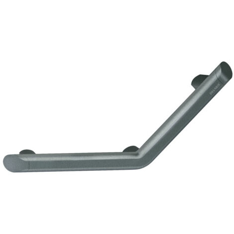 Barre d'appui coudée à 135°- 220 x 220mm  Siege de douche : Blanc mat