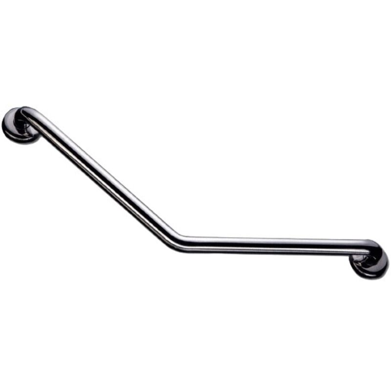 Barre de relèvement coudée 135° en inox poli D32 265x265mm pour pmr - akw - 1265