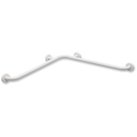 Barre d'appui d'angle peinte Série EASY Idral 12002V-65 Blanc