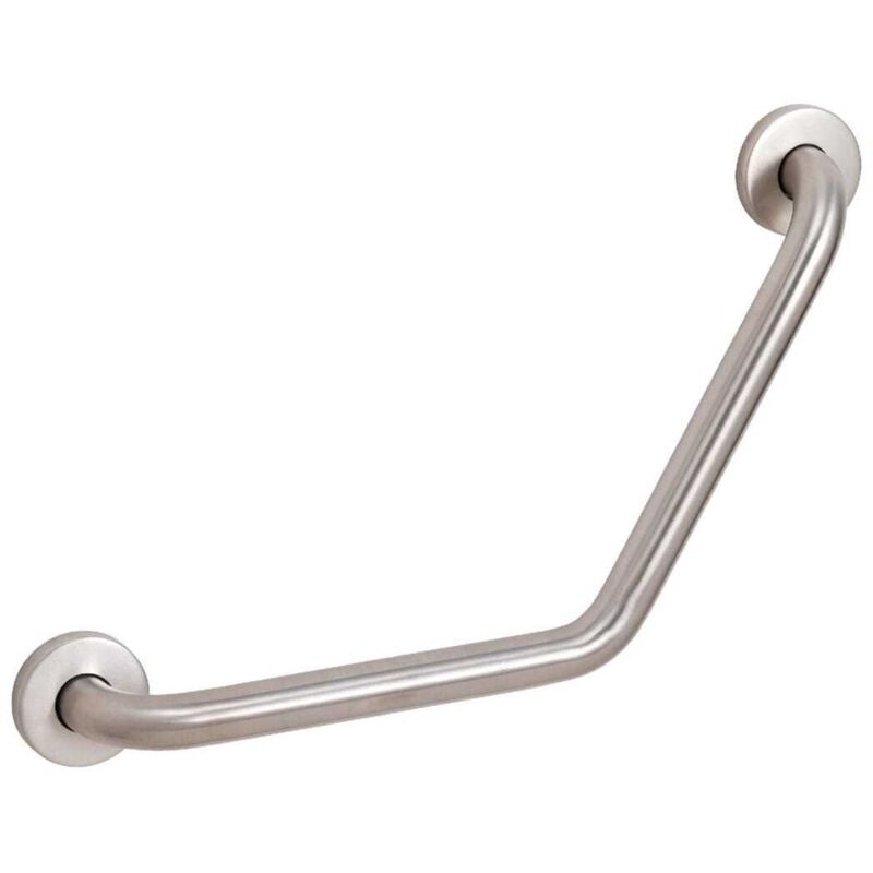 Kiamami Valentina - Barre D'appui D'angle Chrome Brossé Loto