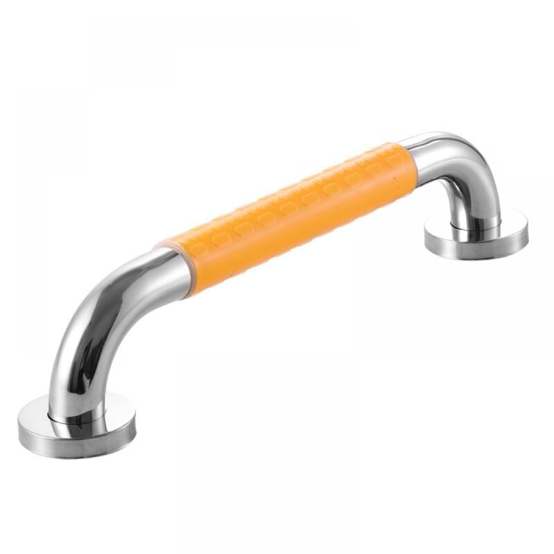 Barre d'appui de douche 1 pièce (30 cm orange) barre d'appui murale en acier inoxydable, poignée de bain de sécurité pour toilettes, salle de bain,
