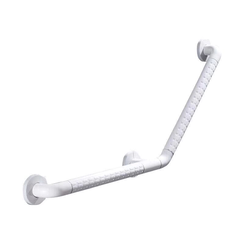 Barre d'appui de douche 135° Barre d'appui en acier inoxydable pvc 25cm pour toilettes pour personnes handicapées et âgées