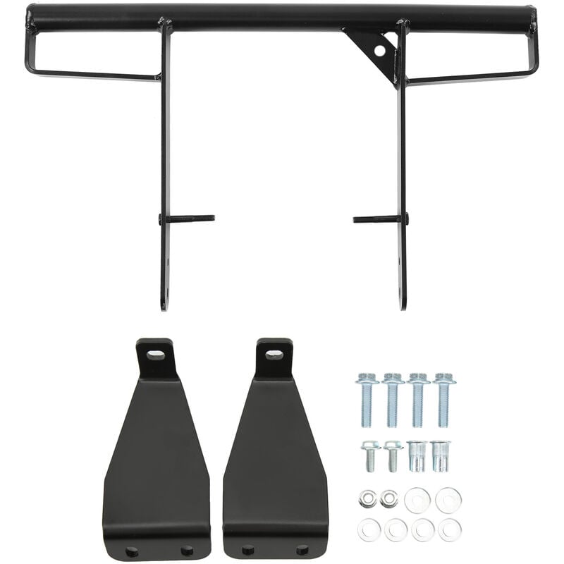 YB - Jeffergarden Barre d'appui de pare-chocs arrière en métal noir, sécurité du siège arrière pour Raptor 700R YFM700 2006 – 2020