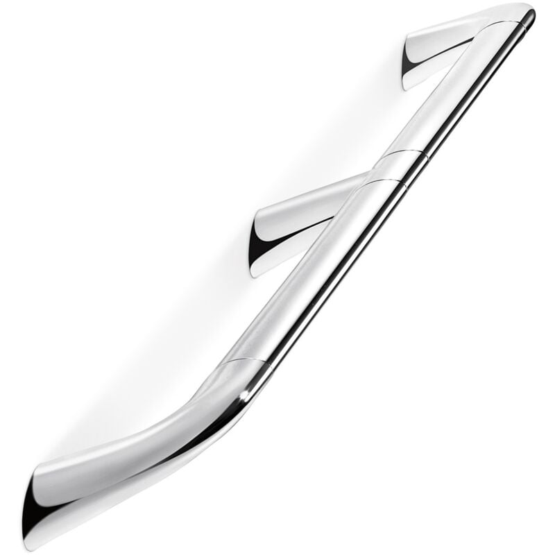 Barre d'appui de sécurité confort L.140 cm chrome poli - Inda