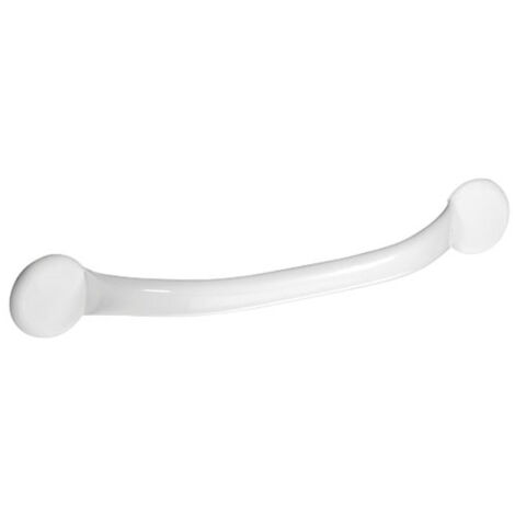 Barre d'appui droite 43cm acier époxy blanc - GODONNIER