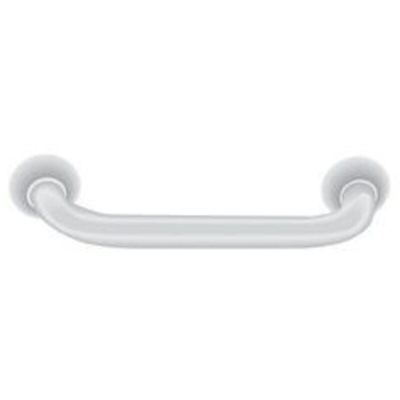 Barre d'appui droite aluminium blanc - 300 mm - diamètre 30 mm - Pellet ASC