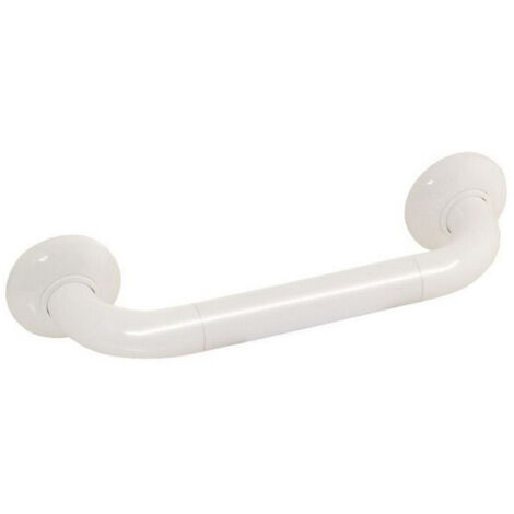 Barre d'appui droite blanche - 580 mm - diamètre 33 mm - polyalu - Pellet ASC
