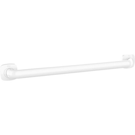 Barre d'appui droite - PELLET - Blanc - 600 mm - diamètre 38 mm