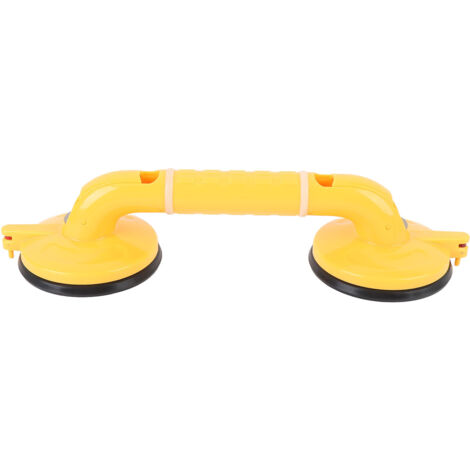 Barre d’appui jaune 39 cm ventouse forte adhérence