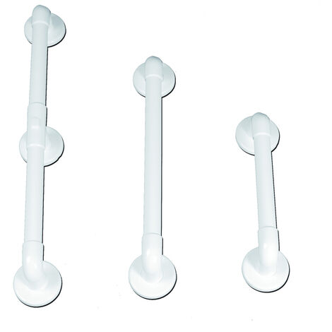 Barre d'appui lisse renforcée droite Ø32 450mm