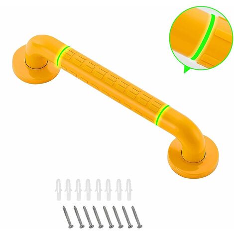 Barre d'appui murale douche en acier inoxydable antidérapante pour salle de bain, 1 pack poignée de bain poignée de douche antidérapante de toilette, salle de bain, cuisine, main courante d'escalier p