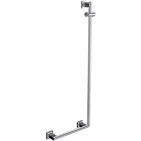 Barre d'appui pour douche système 2 gauches chrome EMCO