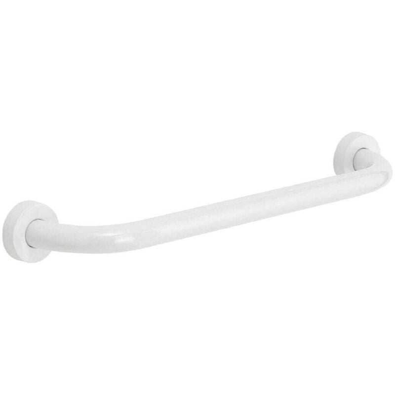 Kiamami Valentina - Barre D'appui Pour Salle De Bain En Acier Inoxydable De 45 Cm Pour Personnes Handicapées Blanc