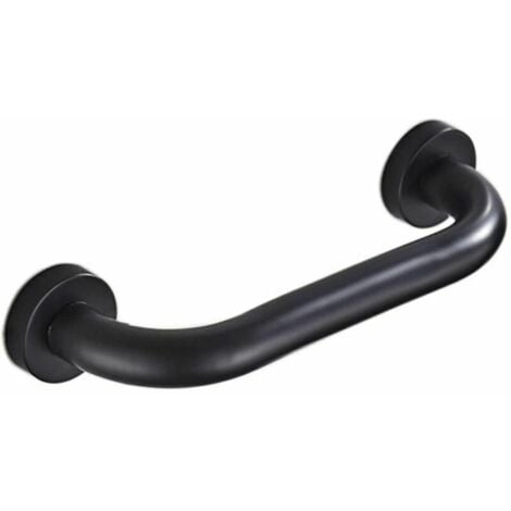 Barre dAppui Pour Salle De Bain, Poignée De Sécurité Pour Douche, Antidérapante Barre dAppui 30 CM Pour Salle De Bain, Baignoire, Toilette (Noir)
