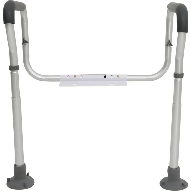 Barre d'appui pour toilettes Mophorn cadre de siège de toilette réglable, supporte 300 lb, barres d'appui avec accoudoirs rembourrés pour personnes