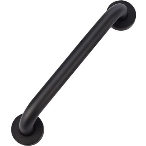 Barre D'appui Salle de Bain, 30cm Barre D'appui de Sécurité Noir Huilé Main Courante pour Baignoire WC, Chambre Douche, Vis Dissimulée Fixation murale