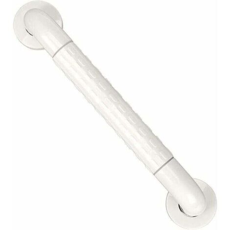 Barre d'appui WC Manche Mural INOX Poignée , XU,de Baignoire Porte Serviette - 400mm (Blanc), produit qualité supérieure, durable et fiable, matériaux sélectionnés , satisfaction garantie --Crezuo