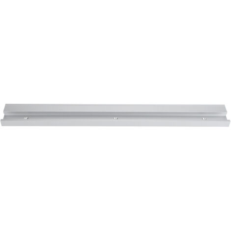 Barre de coupe d'onglet en aluminium haute résistance pour scie sur table, outil de menuiserie avec tige de jauge coulissante, 0,4 m sans échelle, 3 trous fixes