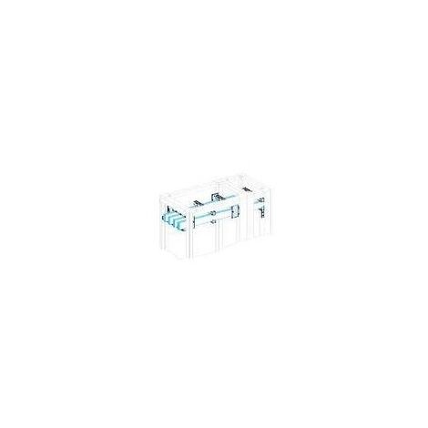 Barre de cuivre pleine horizontale plate Longueur 2000mm 60x5mm 800A Linergy BS SCHNEIDER 04536
