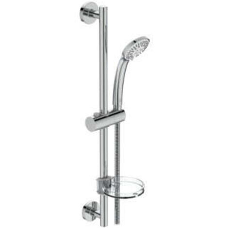 Barre de douche 60 cm Douchette 3 jets - Ø 8 cm IDEALRAIN - Ideal Standard