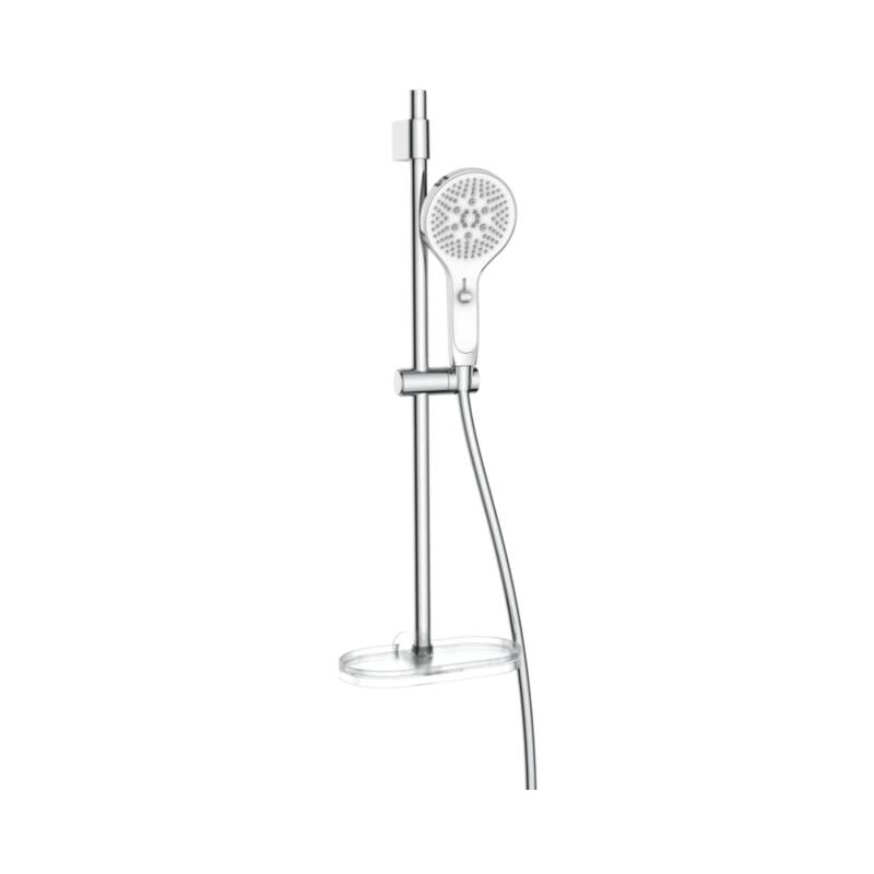 barre de douche - alterna plenitude 2 - avec douchette 3 jets - chromé - alterna 4708238