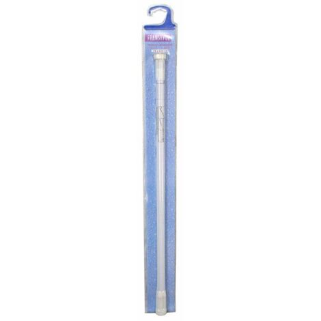 BARRE DE DOUCHE ALU EXTENS 70/115 CM BLANC